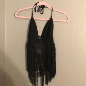 Crochet Festival halter  bra top